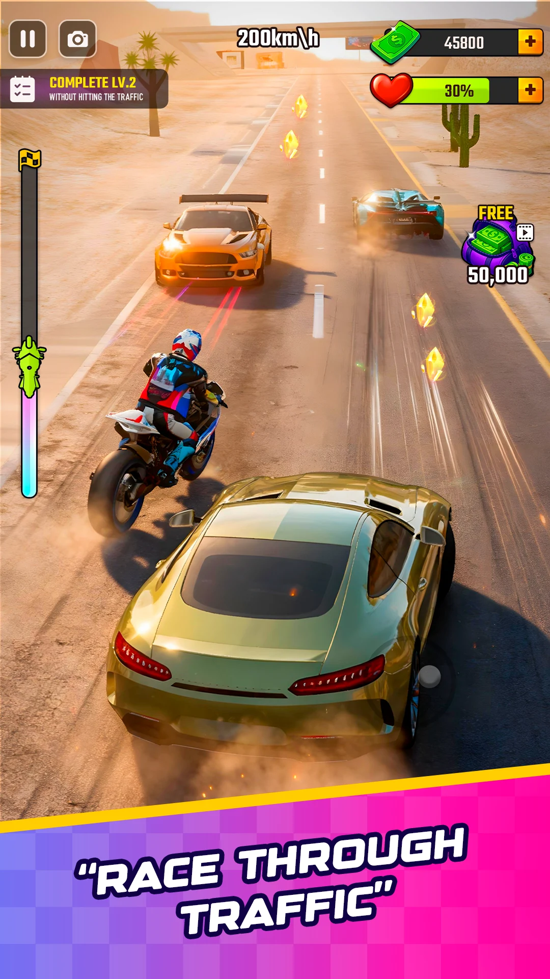 Rush Bike 3D: Bike Racing Game screenshot