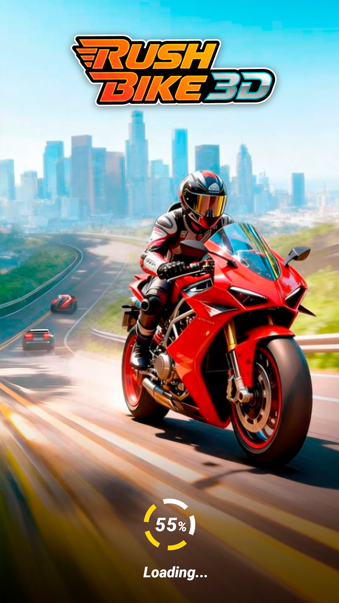 Rush Bike 3D: Bike Racing Game screenshot