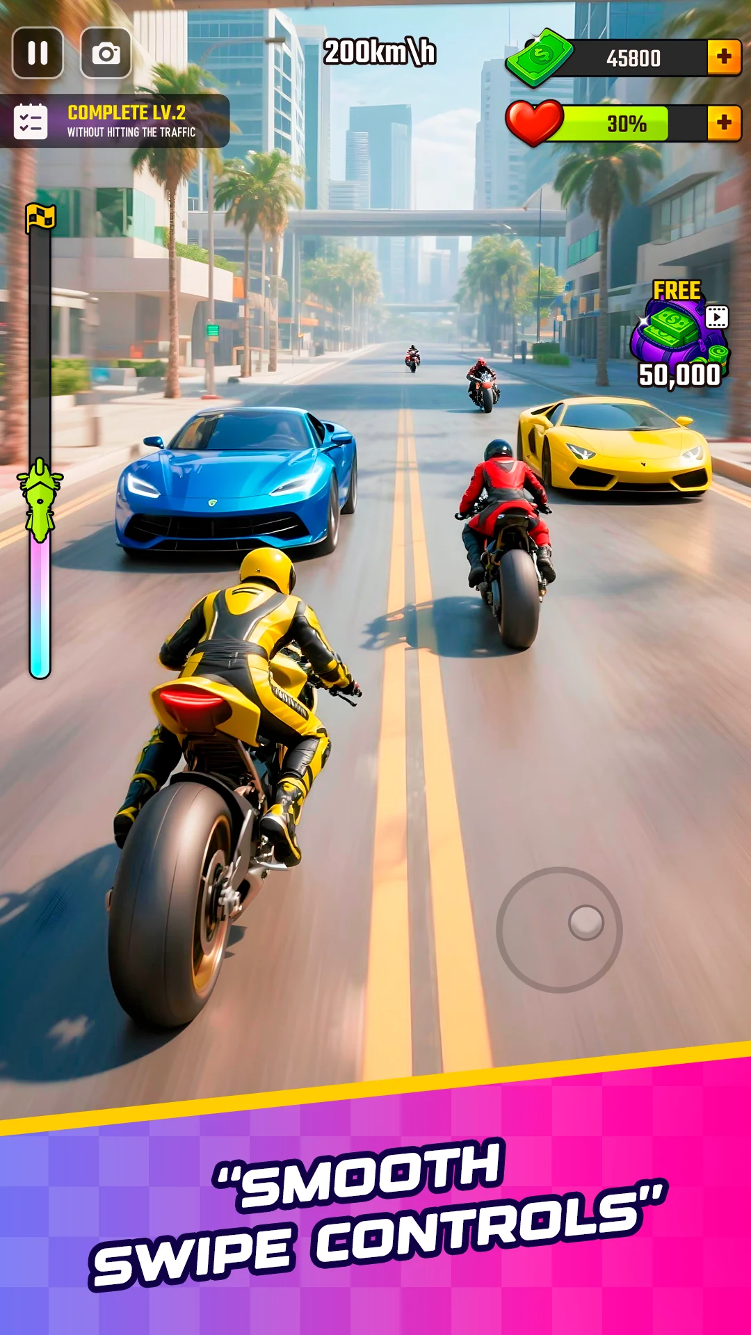 Rush Bike 3D: Bike Racing Game screenshot