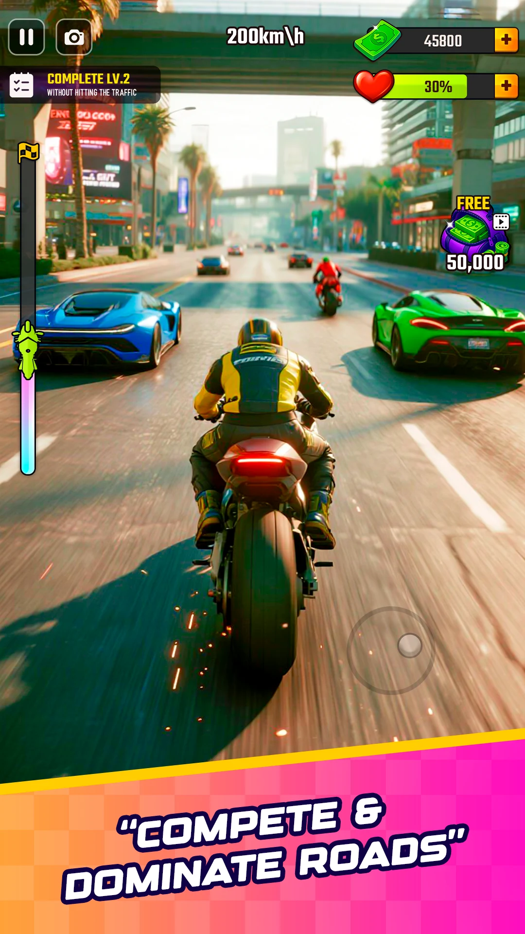 Rush Bike 3D: Bike Racing Game screenshot